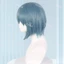 Puella Magi Madoka Magica Miki Sayaka Ánh Sáng Xanh Phong Cách Tóc Ngắn Cos Tóc Giả Ngọt Ngào