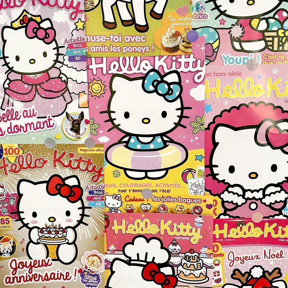 Hello Kitty Hello Kitty Can Tạp Chí Hoạt Hình Poster Hello kt Phòng Ngủ Ký Túc Xá Trang Trí Poster Ảnh 25.9.5