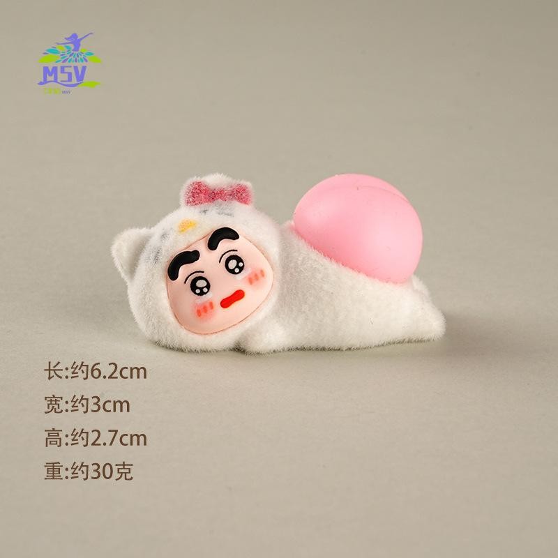 Đồ trang trí hình Crayon Shin-chan bằng nhựa mềm, phù hợp làm đồ handmade DIY