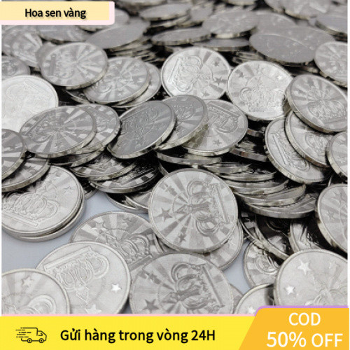 【24H】Thẻ Xu Máy Game Trò Chơi 1 bộ 10 cái, Kích Thước Đường Kính 25mm Và Trọng Lượng 5,5g, Chất Liệu Thép Không Gỉ, Mới