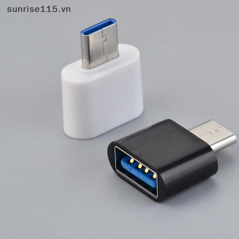 Bộ chuyển đổi SSVN Type C sang USB Đầu nối dữ liệu OTG cho điện thoại di động Android.