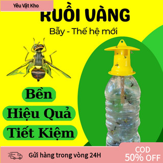 【COD】Bẫy Ruồi Vàng Tinh Chất Dẫn Dụ Sinh Học, Thay Thế Linh Hoạt, Thiết Kế Chống Mưa Nắng, Nhựa Cứng Bền, Tiện Lợi