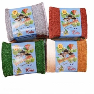 Set 4 Miếng Mút Rửa Chén Kim Tuyến – Sạch Bóng, Đa Năng, An Toàn Cho Chén Đĩa