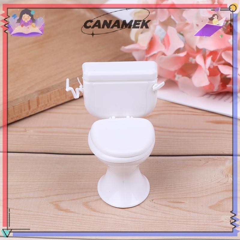 CANAMEK Nội Thất Nhà Búp Bê Vintage Phòng Tắm Vệ Sinh Đồ Chơi Thu Nhỏ Búp Bê Phụ Kiện CSF