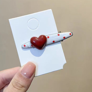 Trái tim kẹp tóc chống trơn trượt, đa năng - Phù hợp tóc dày và xoăn, tạo kiểu tóc đẹp