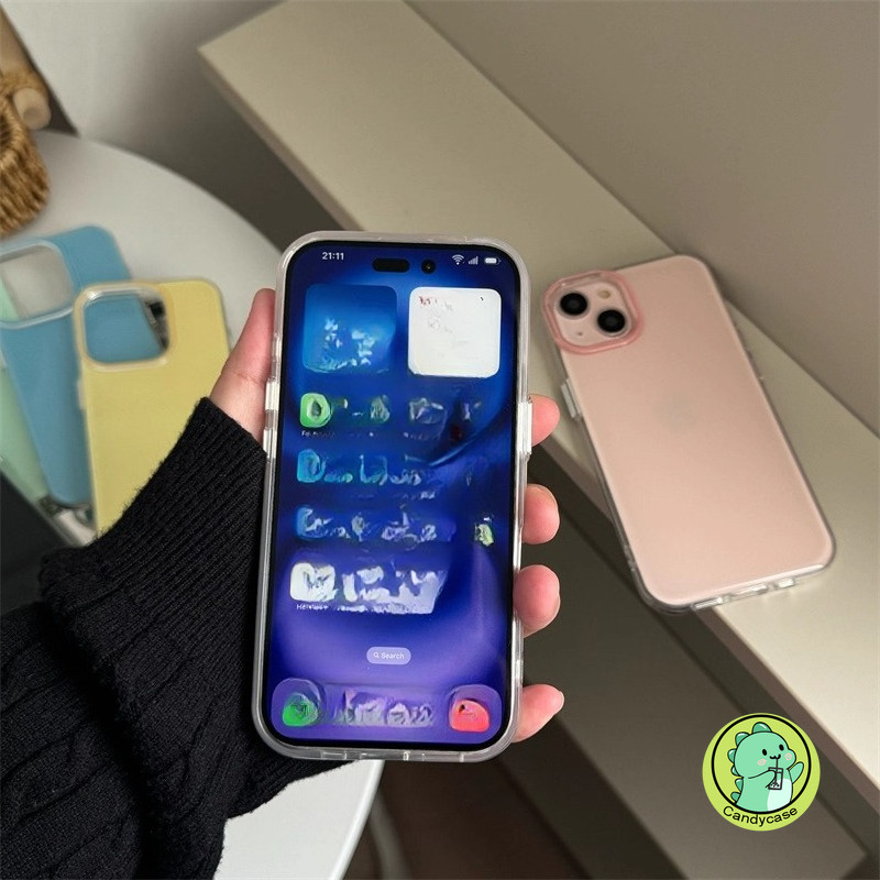 Ốp Điện Thoại Màu Thạch Cho Samsung Galaxy S25 S24 S23 S22 S21 S20 S10 Plus Note 20 Ultra FE 9 S25 + S24 + S23 + 5G 4G Vỏ Sang Trọng Dễ Thương Đơn Giản Bóng Cứng Chống Sốc