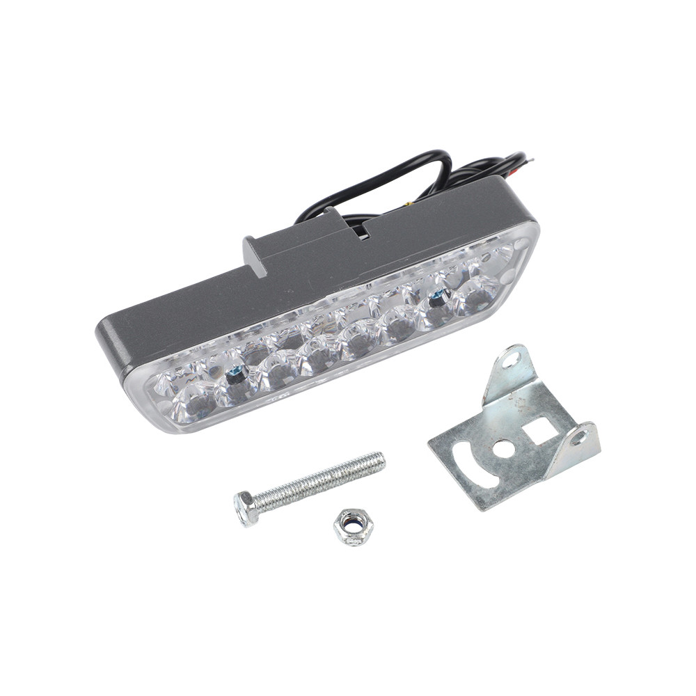 Đèn pha xe đạp điện 12V 85V E màu đen sành điệu Đèn xe đạp điện Đèn trước xe tay ga