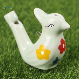[Giấc mơ] 1 Cái Còi chim nước bằng gốm vẽ màu có dây buộc Âm nhạc thời gian đi tắm cho trẻ em Học tập sớm Giáo dục mới