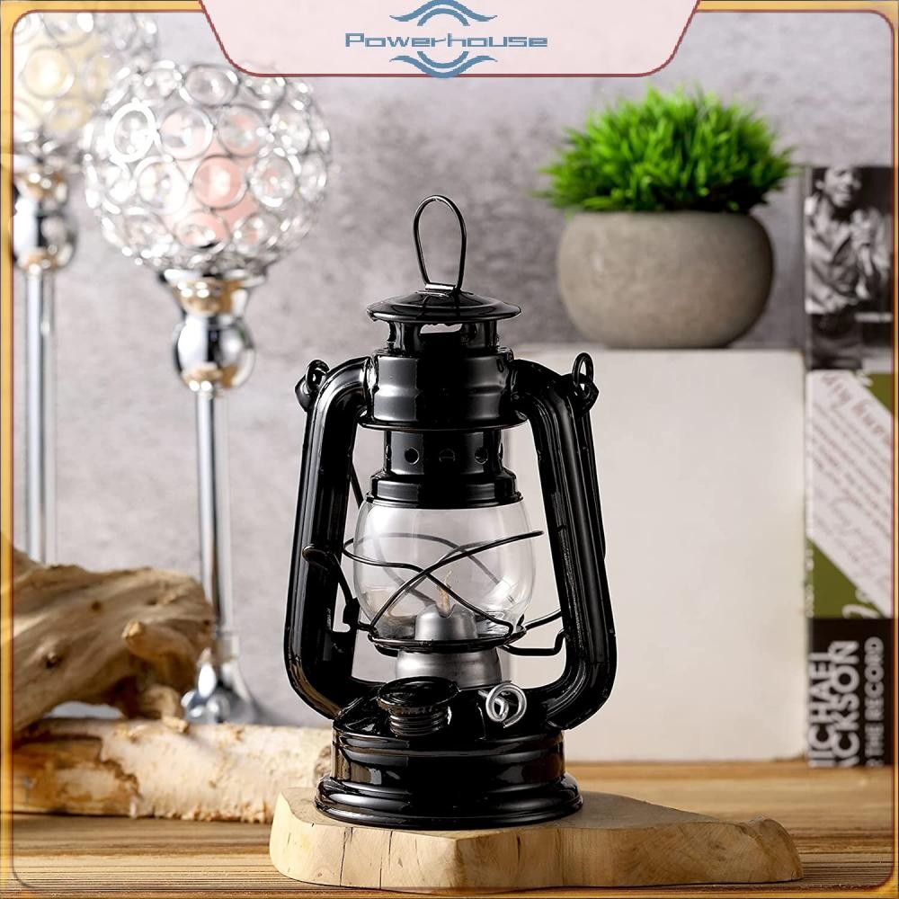 Đèn Dầu Retro 19cm - Đèn Lồng Di Động Cho Cắm Trại Ngoài Trời và Đạo Cụ Ảnh Cổ Điển