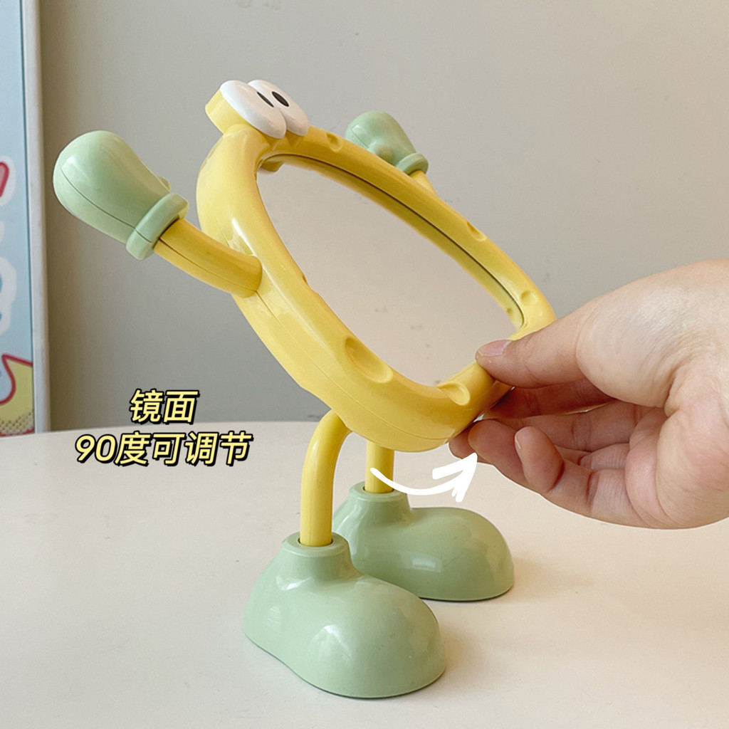 Gương trang điểm để bàn dễ thương di động cho ký túc xá phòng ngủ