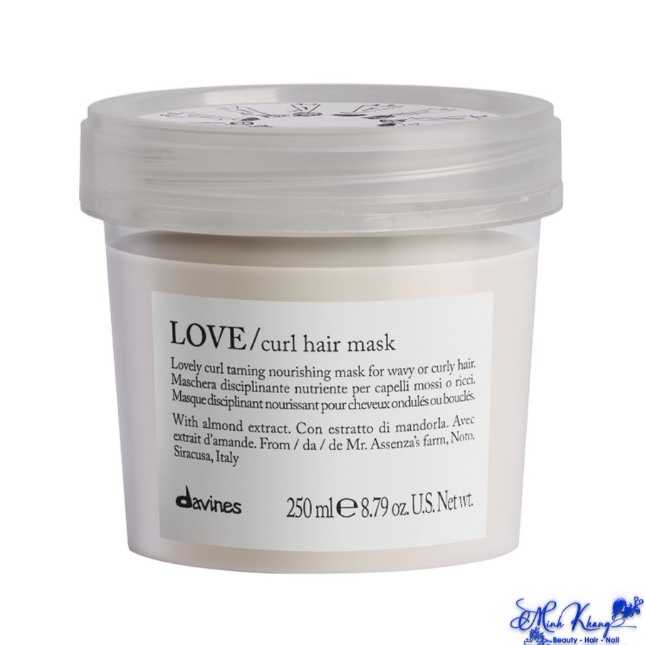Hấp dầu mặt nạ dưỡng tóc xoăn Davines Love Curl Hair Mask 250ml [ MK ]
