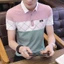 Áo Polo cotton ngắn tay, thiết kế Hàn Quốc, phù hợp mùa hè