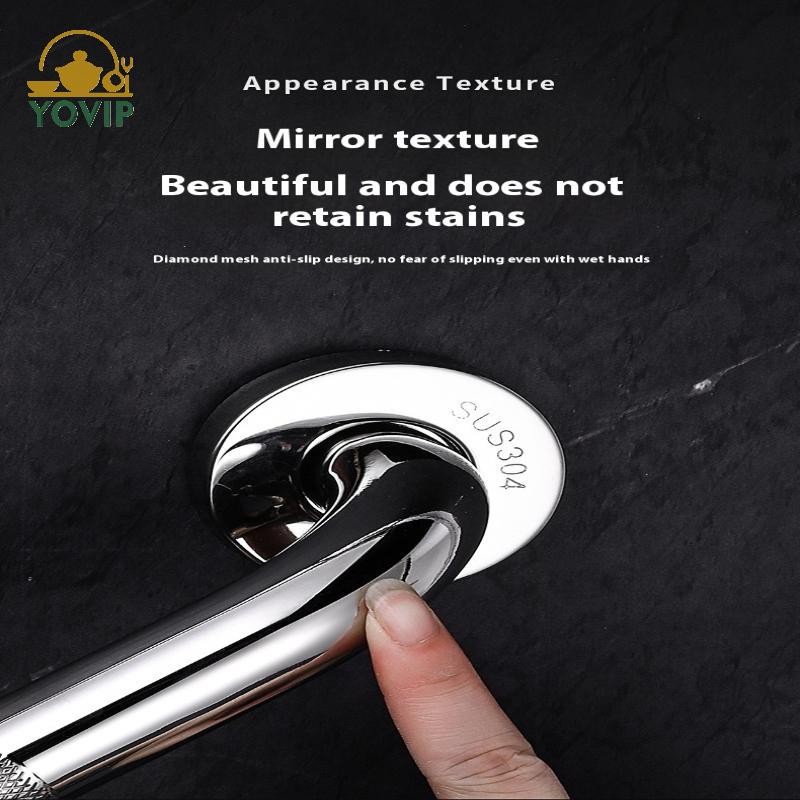 Tay vịn an toàn phòng tắm bằng thép không gỉ YOVIP, Xây dựng chắc chắn, Tay vịn, Đường ray hỗ trợ VN