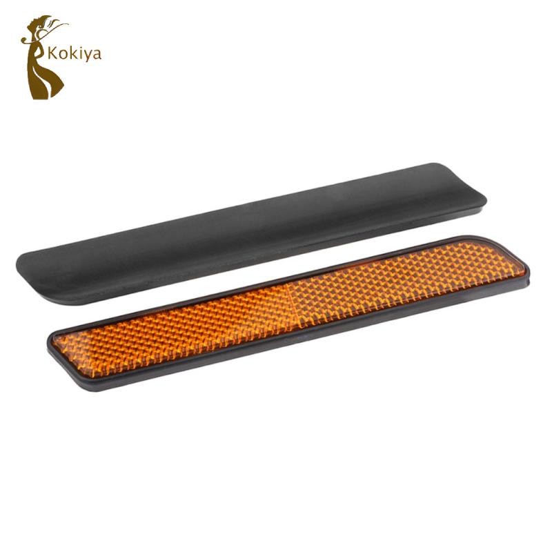 2 Bộ phản quang chân phuộc trước cho Harley Sportster 883 1200 XL Vàng
