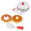 YOLOGO Đồ chơi mô phỏng vui nhộn, Đồ chơi bánh Pudding thạch mô phỏng giảm căng thẳng, Thực phẩm giáo dục Hamburger rau củ nhai Đồ chơi nhà bếp Quà tặng sinh nhật