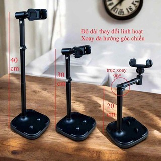 Giá Đỡ Điện Thoại livestream quay video đa năng 360°,kẹp điện thoại chỉnh góc cao,góc quay