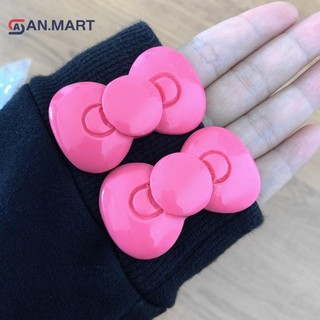 Bigdealssuper Nơ Kẹp Tóc Phụ Kiện Tóc Cô Gái Dễ Thương Trái Tim Bên Kẹp Nổ Tính Khí Trang Sức Siêu
