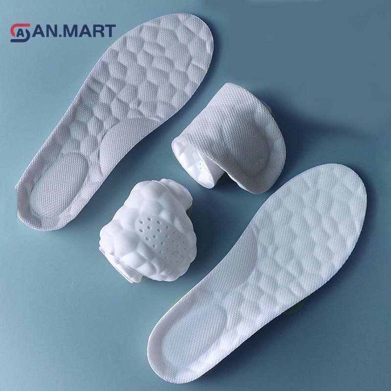 Bigdealssuper Độ đàn hồi cao Đế thể thao cao su Miếng đệm giày mềm Hỗ trợ vòm Đế chỉnh hình Khử mùi thoáng khí Đệm hấp thụ sốc siêu