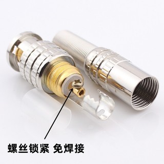 Cách 75-5 / 4 / 3 Đa Năng BNC Cắm Q9 Đầu SDI Hàn / Kết Nối Dây Không Hàn Đầu Nam X3MY