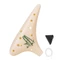 Nhựa cầm tay Ocarina với 12 lỗ ngón tay tiện dụng để chơi thoải mái trong bài học buổi hòa nhạc hoặc du lịch