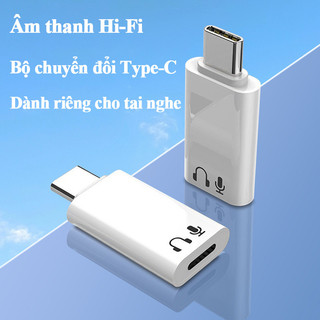 Cổng chuyển tai nghe iOS và Type-C âm thanh rõ tương thích điện thoại máy tính bảng iPhone Samsung Xiaomi Huawei OPPO