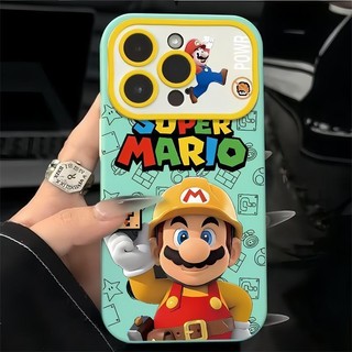 Ốp điện thoại chống sốc hoạt hình sáng tạo Mario Unique Niche phong cách mới nhất Thích hợp cho iPhone 17promax / 13 / 15pro / 14pro / 16 / 12pro / 17 / 11 / 16promax / xs / 16pro Ốp điện thoại chống sốc