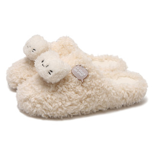 XIXITIAO Dép Cotton Nữ Mùa Đông Mềm Mại Dễ Thương Mèo Con Ấm Áp Thường Ngày Học Sinh Gia Đình