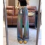 Quần Jeans Nữ Ống Rộng In Hình Cầu Vồng Graffiti Phong Cách Mới