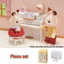 Sylvanian Families Dollhouse Furniture Sets — Official EPOCH Miniature Accessories (ST Certified, Ages 3+)