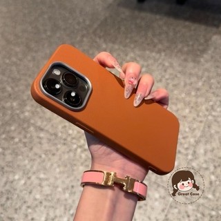 Ốp điện thoại giả da đơn giản cho Xiaomi Poco C71 Redmi Turbo 4 3 Pro Mạ khung máy ảnh Vỏ mềm