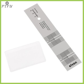 PTFU Pickup Hiệu Chuẩn Khoảng Cách Đo Protractor Phono Cartridge Stylus Alignment Mới