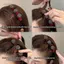 PNPIA- Thời Trang Kim Cương Giả Bện Floo Kẹp Tóc Tóc Vòng Gãy Tóc Nữ Cố Định Lười Phụ Kiện Tóc