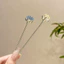 MAUROPOLI Mới Phong Cách Trung Hoa Tinh Tế Cổ Hoa Sen Kẹp Tóc Nữ Phong Cách Mới Thoáng Mát Kẹp Tóc Cao Cấp Đầu Sau Hanfu Mũ Đội Đầu