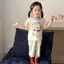 Bộ Đồ Ngủ Bé Gái Lớp Một Bé Gái Mỏng Phong Cách Modal Hoạt Hình Homewear Phù Hợp Với Trẻ Em Bé Điều Hòa Không Khí Quần Áo Mùa Hè