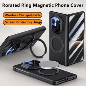 Ốp lưng Huawei Mate X7 X6 X5 ⭐Vỏ điện thoại PC gấp từ tính⭐ Giá đỡ Giá đỡ Tấm bảo vệ màn hình Bản lề Vỏ chống sốc MateX7 MateX6 MateX5 HuaweiMateX7 HuaweiMateX6 HuaweiMateX5