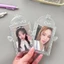 Hộp đựng thẻ Photocard OLVIDO, Hộp đựng thẻ Kpop 3 inch bằng nhựa PVC, có thẻ Photocard đôi cánh thiên thần