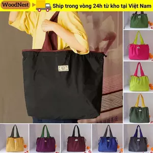 Túi mua sắm WOODNEST Túi đeo vai thân thiện với môi trường có thể gập lại
