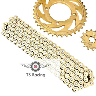 Bộ nhông sên đĩa mạ vàng NSD xích sên TLT thái lan exciter 135 - ex135 gp 2011-2014 (Gold 428H 14-39-116L)