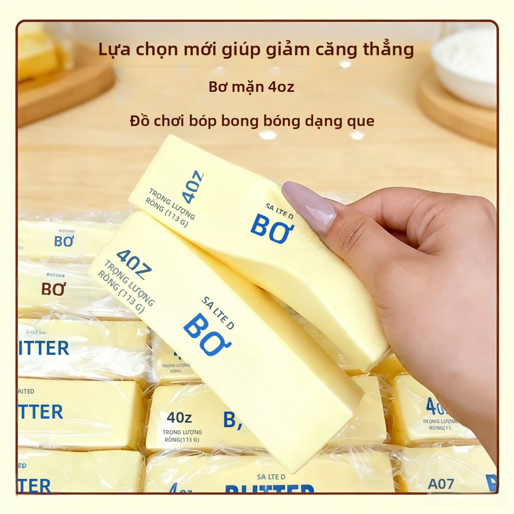 【🇻🇳Có sẵn kho】Bơ Dính Squishy Đồ Chơi Bóp Đồ Chơi Giảm Căng Thẳng Bơ Dính Đồ Chơi Trẻ Em Quà Tặng