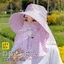 Mũ ngư dân nữ Vành rộng Bảo vệ tia cực tím Mặt thoáng khí Mũ che nắng mùa hè