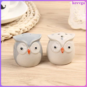 Gốm Gia Vị Hộp Đựng Gia Vị Lọ Có Nắp Cú Trang Trí Nhà Bếp Cú Dễ Thương Nhỏ Kevga