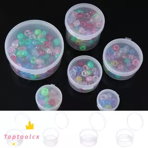 TOPTOOLCX Hộp Bảo Quản Nhỏ Nhựa Móng Tay Nghệ Thuật Vít Bảo Quản Phần Cứng Trang Sức Tổ Chức