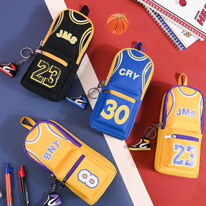 Hộp đựng bút chì hành tinh World Cup Trường tiểu học Lưu trữ học sinh Túi đựng bút chì Hộp đựng bút chì có giá trị cao Bụi bẩn dung tích lớn @ -