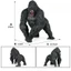 Phim Cùng phong cách King Kong Gorilla Trẻ em Mô phỏng nhận thức Động vật rắn Khỉ đột Mô hình Đồ chơi Đồ trang trí Hình Chiều cao 14cm