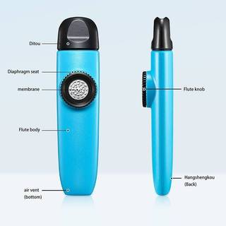 [Ktp] sáo ABS Kazoo cầm tay có dây đeo dễ học nhạc cụ người Anh đồ chơi còi nhạc vui nhộn quà tặng bé trai bé gái