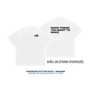 （Giao hàng 24h）Angela Áo thun Oversize - Chất liệu 100% Cotton - Định lượng 220gsm - Mẫu 28