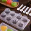 MAKY 8 Lỗ Xà Phòng Đa Hình Khuôn Silicon Cho DIY Chocolate Kẹo Thạch Món Tráng Miệng Khay Đá Làm Thủ Công Xà Phòng Tay Quà Tặng Làm VN