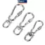 MAKY Thép Không Gỉ Xoay Móc Treo Loing Chó Dây Xích Bule Qui Phát Hành Bule Carabiner Kẹp Cho Chó Đi Bộ Cắm Trại VN