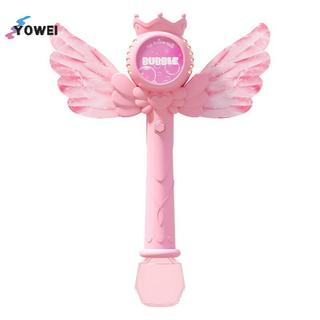 YOWEI An Toàn Điện Thiên Thần Tự Động Bong Bóng Đèn LED Âm Thanh Cầm Tay Bong Bóng Máy Làm Cho Trẻ Em Mùa Hè Ngoài Trời Vui Vẻ VN