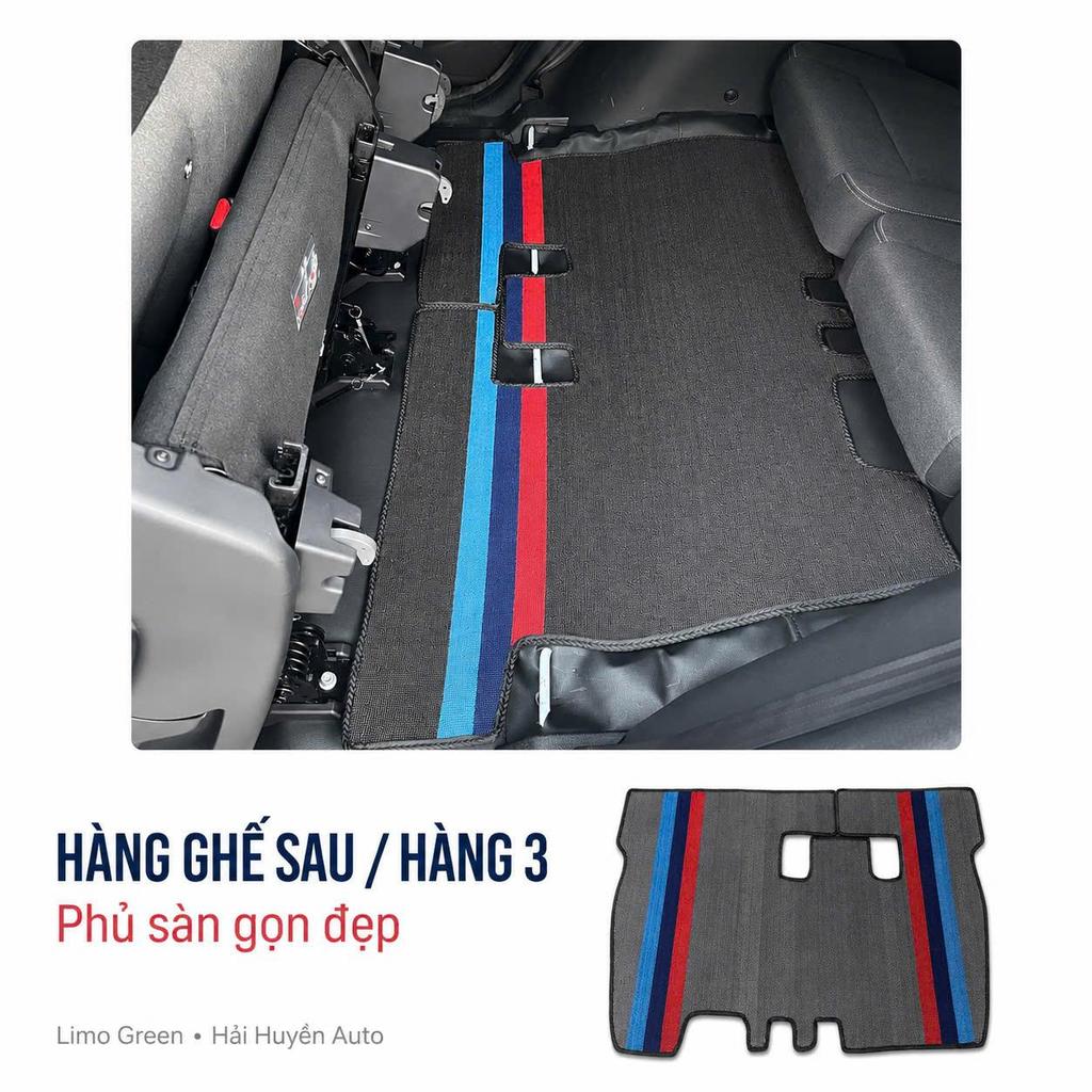 {Limo green} Thảm lót sàn xe Limo green cắt may sẵn chuẩn theo form nguyên zin và form đã có khuôn nhựa đúc tpe